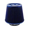 Filtro de Ar Modificado para Carro, Fluxo de Ar Alto, Entrada de Ar Cabeça de Cogumelo, Limpador de Ar de Carro 76mm