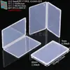 Caja Cuadrada de 15 mm, Caja Cuadrada para Accesorios, Caja Transparente para Herramientas de Arte, Caja de Almacenamiento para Pinceles de Pintura al Óleo, Caja para Pinceles de Gouache con Tapa