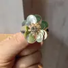 Coreia do Sul Mesmo Estilo Flor de Lantejoula Flor de Sapato Brilho Diamante Miçanga Feita à Mão Estilo Coreano Doce Alto Senso Flor Decorativa para Sapato Joia de Sapato