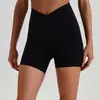 Pantalones Cortos de Yoga de Cintura Alta Transfronterizos Europeos y Americanos, Pantalones Deportivos Ajustados para Mujer que Realzan los Glúteos de Melocotón, Venta al por Mayor
