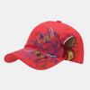 Gorra de Béisbol Bordada con Lentejuelas de Alta Calidad con Mariposa para Mujer, Gorra de Sol de Moda con Visera Curva y Parte Superior Suave para Exteriores, Gorra con Visera de Moda