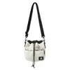 Bolsas Pequeñas de Moda Estilo Montaña para Hombres y Mujeres, Marca de Moda para Exteriores Ultra-Ligera con Cierre de Cordón Cruzada al Hombro, Bolso Cruzado de Hombro Único con Bloques de Color