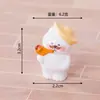 Enfeites de Paisagem em Miniatura Fofos Estilo Pastoral Girassol Gatinho Boneca DIY Casa Decoração de Casa Acessórios