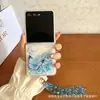 Adequado para capa de celular Z Flip8, capa com areia líquida de borboleta luminosa e estrelas brilhantes para Huawei Pura X, capa N3 Flip