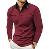 Estilo Minimalista Neutro para Camping al Aire Libre Ligero Superior Sencillo Básico Versátil Manga Larga Camisa POLO MB14