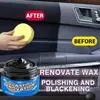 Kineshinex Pasta de Polimento para Interior de Carro para Renovar e Limpar Peças Plásticas Dentro do Carro, Pasta de Polimento para Painel