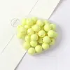 Cuentas Redondas de Color Sólido Acrílico para Niños DIY Hecho a Mano Material para Abalorios Cuentas de Color Primavera Cuentas de Color Caramelo Cuentas Dispersas Venta al por Mayor