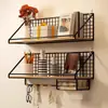 Estante de pared, instalación sin taladro, perfecto para dormitorios estudiantiles, imprescindible para recámaras, divisor de pared, cesta colgante, estante de almacenamiento