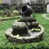 Rocalla de Jardín Fuente de Agua Corriente Elemento de Agua Adornos Decorativos Paisajismo Circulación Exterior Interior Estanque de Peces Automático Balcón Patio