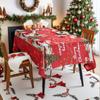 Nova Toalha de Mesa Americana Toalha de Mesa Tema de Natal Toalha de Mesa Árvore de Natal Toalha de Mesa Decoração de Feriado Fabricante de Toalhas de Mesa Atacado Transfronteiriço