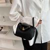 2025 Color Sólido Nuevo Color Sólido PU Bolso Cuadrado Pequeño Moderno Bolso Pequeño Diario para Desplazamiento Bolso Simple para Mujer Bolso de Hombro Bolso Cruzado