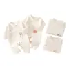 Macacão de borboleta para recém-nascido, macacão quente para bebê, macacão acolchoado de outono e inverno para bebê, roupa de engatinhar, roupa íntima para recém-nascido