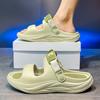 Sandalias para Hombre 2024 Verano Zapatos Croc Casuales de Suela Gruesa Doble Propósito Sandalias y Pantuflas de Playa para Hombre Ropa Exterior Pantuflas Deportivas