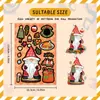 8 Pegatinas Navideñas Papá Noel Decoración de Regalo Manualidad DIY Cuaderno Refrigerador Pegatinas Impermeables Venta al por Mayor