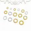 Anillo de Dedo con Perla Antigua Color Dorado Conservante, Anillo Yin-Yang, Pulsera Trenzada de Hilo Rojo, Colgante, Anillo de Conexión de Pulsera, Anillo para Correr, Accesorios de Joyería