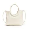 Bolso de mano estilo coreano con textura retro y anilla para mujer, sencillo, moderno, suave, tipo bandolera para la axila.