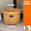 Cubeta para Baño de Pies hasta la Pantorrilla para el Hogar de Madera Maciza Cubeta de Madera para Baño de Pies Aislada para Baño de Pies Masaje de Salud Baño de Pies