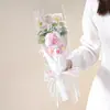 Regalo para el Día del Maestro Ramo Terminado de Girasol para Maestra de Jardín de Niños Tejido Hecho a Mano Flor de Lana Regalo Creativo
