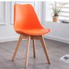 Silla de comedor simple silla de escritorio para apartamento silla de comedor de cantina restaurante silla de plástico para mesa de comedor silla Eames silla Tulipán