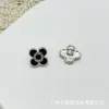 Botões costurados à mão com revestimento floral oleoso, cardigã de moda pequeno estilo Chanel, camisa, botões de metal para terno, acessórios de botões decorativos para DIY