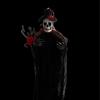 Venta caliente transfronteriza: Corona de Halloween de terror para novias de cementerio, decoración para puerta de casa embrujada, festival de fantasmas de terror, colgante de pared