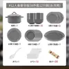 Combinación de Tazón y Plato, Juego de Platos de Lujo Accesible para el Hogar, Apariencia de Gama Alta, Juego de Vajilla Cerámica para Inauguración de Casa, Tazones y Palillos