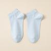 Calcetines Cortos para Mujer para Primavera y Otoño, Color Sólido, Resistentes al Olor, Absorbentes de Sudor, Caña Corta, Algodón Puro, Sin Costuras, Anti-Pilling, Delgados Blancos Ocultos para Mujer