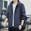 Chaqueta Cortavientos de Invierno para Hombre con Capucha Desmontable, Ropa de Trabajo, Forro Polar, Chaqueta Engrosada, Ropa Exterior de Algodón Cálida para Hombre del Noreste