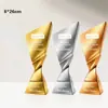 Nueva Medalla de Trofeo Metal Resina Colorida Premios de Empresa de Alta Gama Competencia de Empleados Honor Empresa