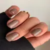 Pontas de Unha Cor Sólida para Outono e Inverno para Comércio Exterior, Unhas Postiças Vinho Atmosféricas, Unhas Postiças Mais Vendidas no Atacado
