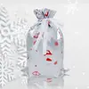 Bolsas de Regalo Navideñas con Cordón de Fábrica, Bolsas para Empaquetar Regalos de Navidad, Bolsas de Almacenamiento, Bolsas de Regalo para Fiestas