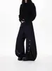 Calça Jeans Botão Tendência Estilo Americano para Homens e Mulheres, Cleanfit Solta Casual Cool Wide-Leg