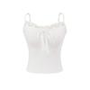 DS25036-25 Verão Novo Estilo Europeu e Americano Doce Menina Estilo Menina Renda Indústria Pesada Almofada de Peito Colete Sling