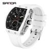 Reloj electrónico deportivo juvenil Sanda, resistente al agua y a la moda, luminoso y de silicona, ideal para hombres.