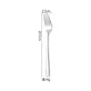 Elegante Juego de Cubiertos de Acero Inoxidable 304 para el Hogar: Cuchillo para Bistec, Tenedor, Cuchara, Cucharita de Postre y Café, Tenedor de Frutas, Cuchara para Mezclar