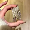 Pulseira Coreana de Pérolas e Diamantes em Camadas com Design de Alto Padrão, Elegante e Versátil, Pulseira de Pérolas e Diamantes de Nicho