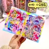 Caderno Original Cartoon A7 Acrílico de Folhas Soltas, Caderno de Estudante Anime Estética Fofa Feminina