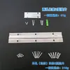 Kit de Colgador de Cuadro con Clavo Antideslizante Francés Forma de Z Decorativo Panel de Pared de Chapa de Madera Clip de Instalación Sujetador Placa para Colgar