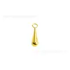 Colgante para Piercing y Pendiente de Hueso de Oreja de Aleación de Titanio Color Dorado Accesorios para Joyería DIY con un Diseño con Colgantes de Serpiente, Espada y Gota de Agua