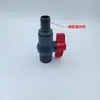 Válvula de PVC, válvula de bola pagoda, válvula de bola de riego, interruptor de manguera, diámetro interior de la conexión, manguera de inserción de plástico, válvula de cierre rápido