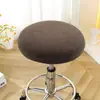 Funda para Taburete Redondo Cojín para Silla Almohadilla Circular para Asiento Pequeño Taburete de Barra Salón de Belleza Silla Giratoria Funda Universal de Tela para Asiento Cobertura Completa