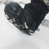 Crampones de cinco dientes para exteriores, antideslizantes, con forma de calabaza, para nieve, hielo, ligeros, con agarre para nieve, para hombres y mujeres