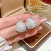 Pendientes de Moda de Aguja de Plata 925 con Cubos de Perla de Venta Caliente Pendientes Dulces de Nicho de Gama Alta Pendientes de Diseño Exquisito