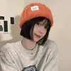 Gorro Invierno Moda Hombres y Mujeres Marca Gorro de Punto Lana Gorro Cabeza Grande Otoño e Invierno Cálido Montón Nuevo Gorro Frío Gorro de Algodón
