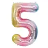Globos de Aluminio con Números Grandes Versión Americana de 40 pulgadas para Decoración de Fiesta de Cumpleaños Globos de Aluminio con Números