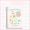 Caderno de folhas soltas B5 com design de desenho animado de alta aparência, destacável, caderno A5 específico para estudantes, fofo e confortável de segurar, não desconfortável de segurar