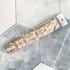 Bolsa Pop Empaquetada Individualmente con Asa Larga, Envuelto con Pañuelo de Seda, Pañuelo Pequeño de Satén Estampado, Cinta, Cinta de Regalo