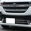 Adequado para 24 Suzuki Spacia Custom Grade Dianteira Modificada Malha Inferior Tiras Decorativas Especiais Brilhantes Galvanizadas