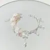 Popular Pulseira de Vidro Borboleta Flor de Cerejeira Novo Estilo Chinês Versátil Super Fada Pulseira Design de Nicho Joias Atacado