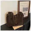 Bolso Grande Retro Popular Transfronterizo para Mujer, Bolso Tote de Moda de Gran Capacidad Nuevo, Bolso de Hombro Casual para el Trabajo y los Viajes, Moderno